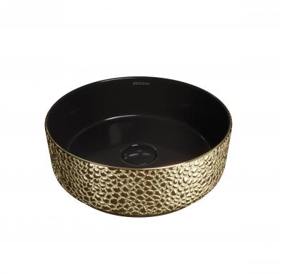 Раковина накладная Grossman GR-5010GBL (355х355х115) золото